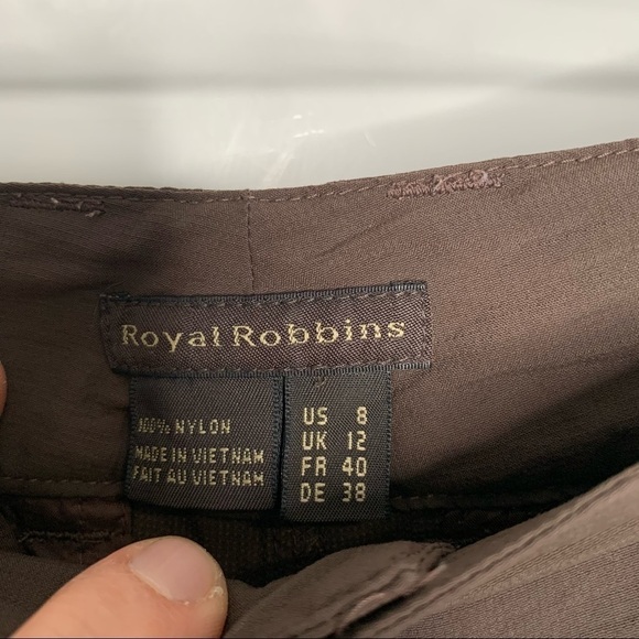Royal Robbins Womens Hiking Crops size 8 brown - Picture 3 of 5